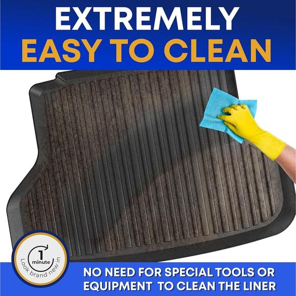 Custom Car Trunk Floor Mat For Lexus ES ES350 Auto Rubber All Season Liner Wash - Picture 3 of 7